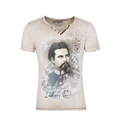 T Shirt LUDWIG II. beige von HANGOWEAR