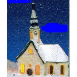 Lichthaus KAPELLE in Bayern mit Schnee