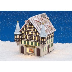 Lichthaus ALTE SPARKASSE MIT SCHNEE